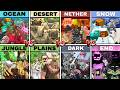 ALL BIOME MUTANT MOB 5v5 TOURNAMENT in Minecraft Mob Battle