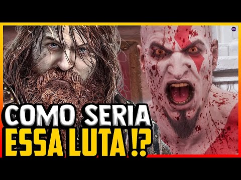Como SERIA se o Kratos CLÁSSICO Grego LUTASSE contra o Thor em God Of War Ragnarok Valhalla !?