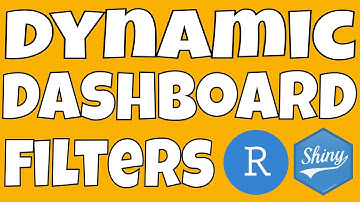 Dyanmic Dashboard Filters with R, Shiny Flex Dashboards