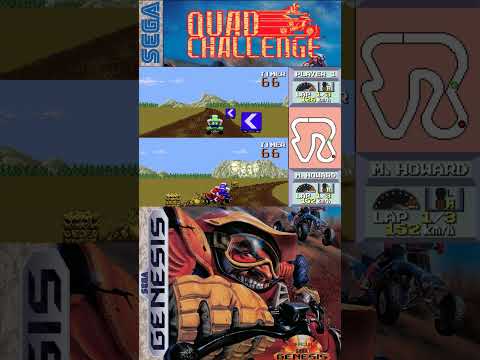 Quad challenge ONLY QUAD / ATV game on Sega Genesis Mega Drive