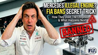FIA Forced To Ban Mercedes' Secret Engine Trick!