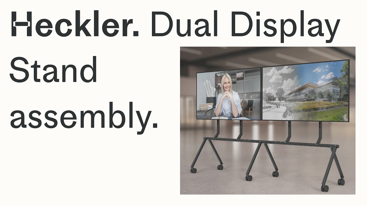 Heckler Dual Display Stand Assembly