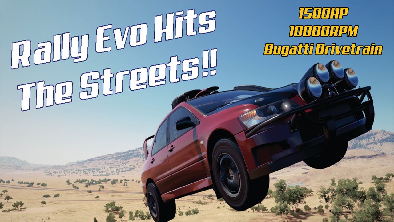 Forza Horizon 3 Mods RALLY EVO HITS THE STREETS YouTube