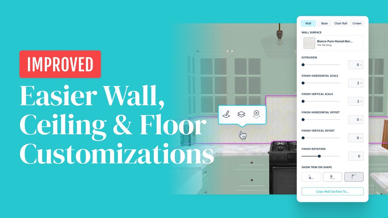DesignFiles.co - Easier Wall, Ceiling & Floor Customization in 3D - YouTube