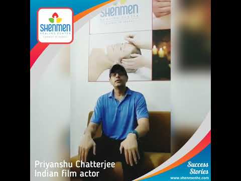 Actor Priyanshu Chatterjee got cured for stiffness in the harmstring muscles at Shenmen Healing