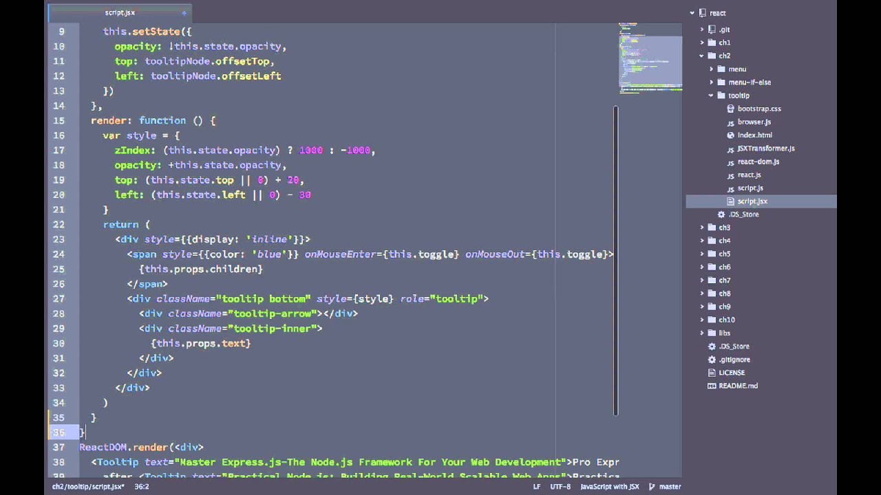 React tooltip bootstrap
