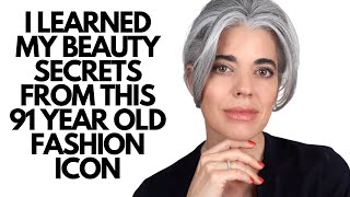 I Learned My Beauty Secrets From This 91 Year Old Fashion Icon | Nikol Johnson