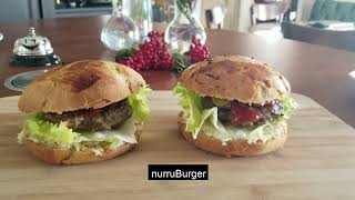 nurruBurger [Hamburger] #hamburger #ekmek #köfte