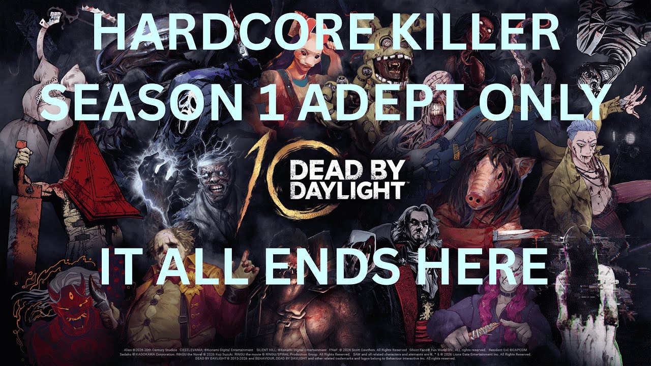 IT ALL ENDS HERE!!!! | DBD Hardcore Killer Season 1 Adept Only (Part 7)