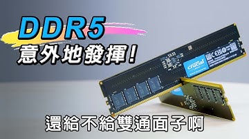 重新定義雙通道?? DDR5意外的大進化!! 單通道這表現太威了!! ft. 美光Crucial DDR5 5600