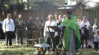 Православна громада м.Вінниці, спільно з членством Вінницької УНА-УНСО 24.08.2015.