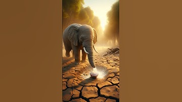 An Elephant Watered a Mango Seed 😭  #awezchaitrend #ai #elephant #mango #aistory