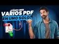 Como unir varios PDF en uno, más imagen JPG a PDF