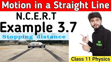 Example 3.7 Physics Class 11 | Example 3.7 Class 11 Physics | Ncert Example 3.7 class 11 physics