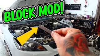 Ford Focus Gets The Block Mod!
