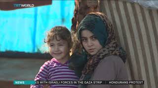Syrians refugees living in camps face daily battle for survival