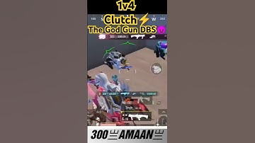 DBS The God Gun😈 #bgmi #battlegroundsmobileindia #1v4 #clutch #gaming #shorts #dbs #shotgunking