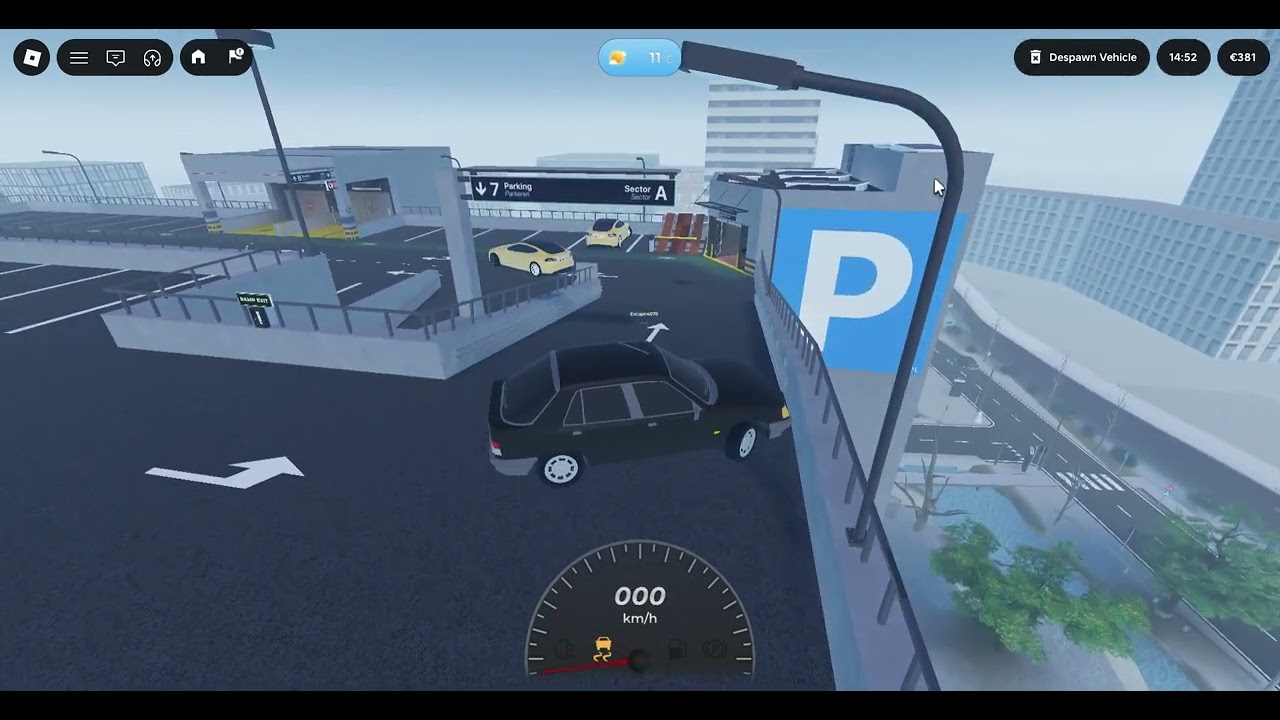 Roblox 5 dil parking projiždim vsechny patra