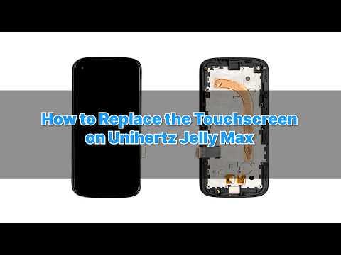 How to Replace the Touchscreen on Unihertz Jelly Max Tutorial