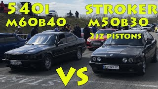 BMW E34 540 VS BMW E34 STROKER M50B30 БМВ Е34 строкер