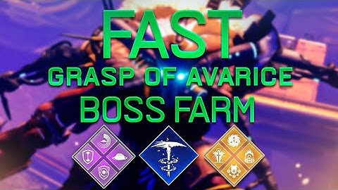 How to farm Grasp Of Avarice Boss in under 2 MINUTES! | Destiny 2 30th Anniversary