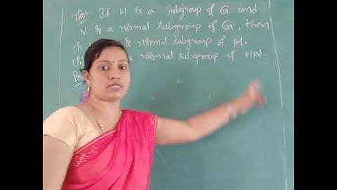 Group Theory  Lecture 3 on Normal subgroups