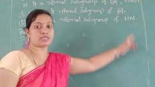 Group Theory  Lecture 3 on Normal subgroups