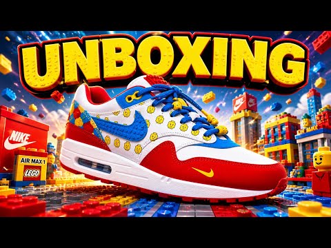Nike Air Max 1 LEGO « Bricks On Kicks » (Sneakers Concept edition) Unboxing  \u0026 Review / ASMR - YouTube
