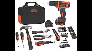 Kit de taladro y accesorios de Black & Decker