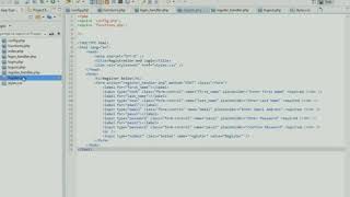 Registration, login and logout forms with html5, css and php