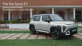 Kia India: The Kia Syros EV | First-in-Segment Ventilated Seats & Best-in-Segment Boot Space