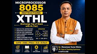 8085 Microprocessor – XTHL Instruction Explained | Exchange HL with Stack | GATE ESE PSUs B.E/B.Tech