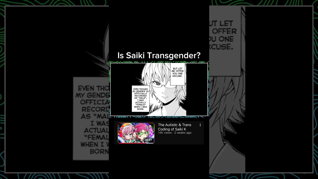 Is Saiki Transgender?