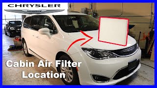 2017 Chrysler Pacifica Cabin Air Filter Replacement Tutorial YouTube