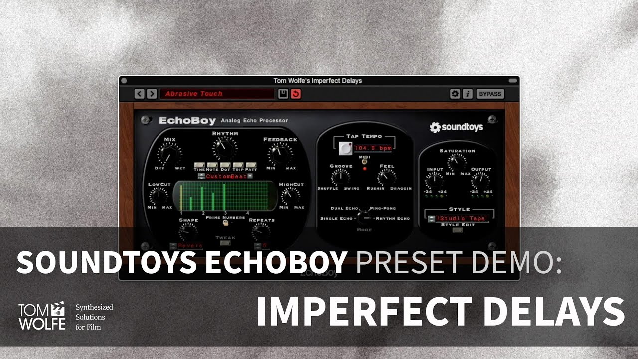 Soundtoys Echoboy Imperfect Delays Presets YouTube