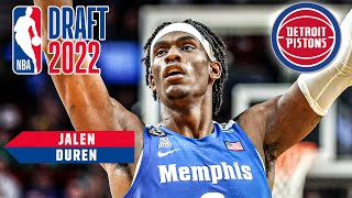 Charlotte Hornets select Jalen Duren with 13h pick, traded to Pistons | 2022 NBA Draft Highlights 🎥