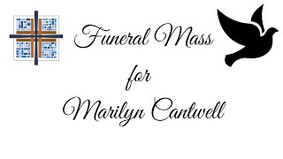 Funeral for Marilyn Cantwell
