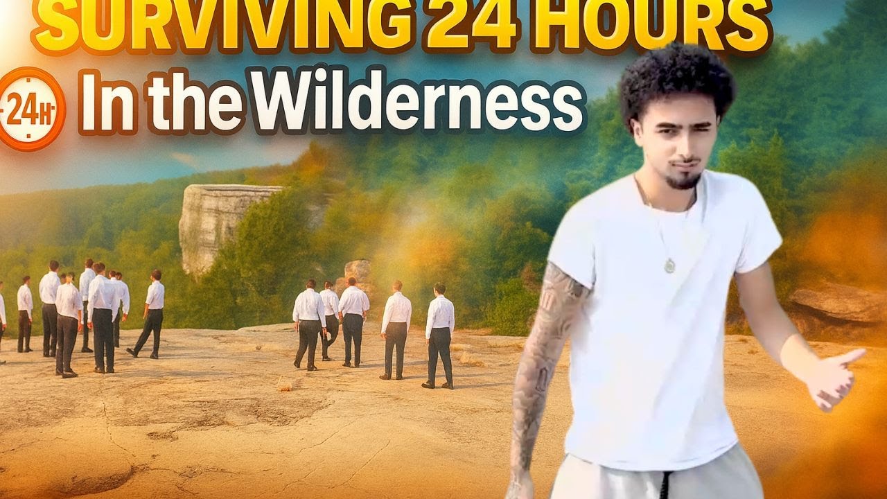SURVIVING 24 HOURS IN THE WILDERNESS (CAN WE DO IT??) - YouTube