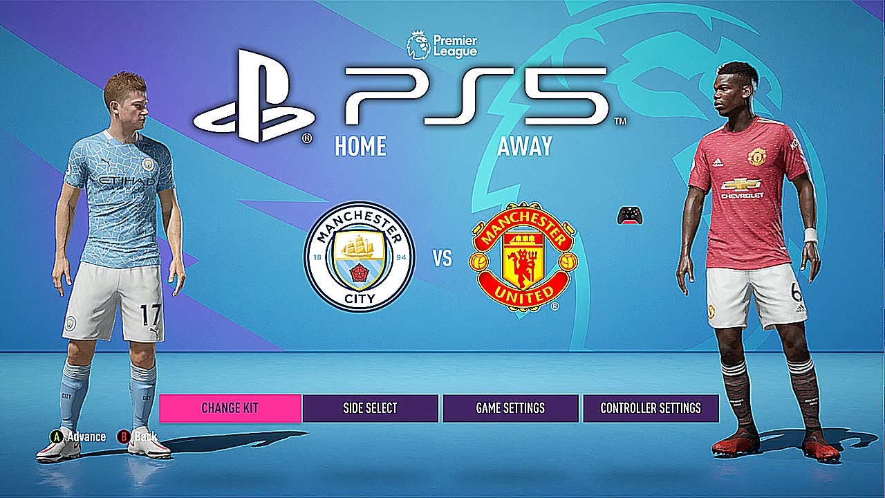 FIFA 21 PS5 MANCHESTER UNITED - MANCHESTER CITY | MOD ...