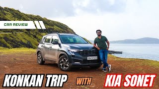 KIA Sonet Diesel Trip to Konkan Aravi Beach | Mileage, Performance Tested | Found 1 big NEGATIVE