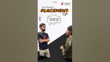 Last Moment Placement Tip | Interview Tip | Coding Blocks! #code #codingblocks #interview