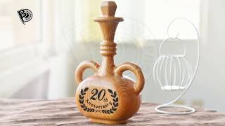 Laser Engraving with Bravoprodigy BE3000 Engraver- Wine Bottle