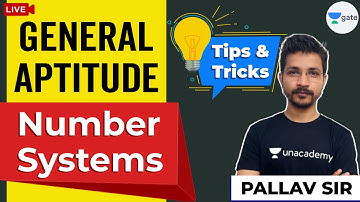 General Aptitude | Number Systems - 1 | Lec 1 | GATE/ESE Exam (All Branches)