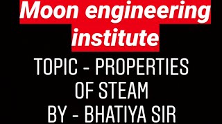 Properties of Steam 1