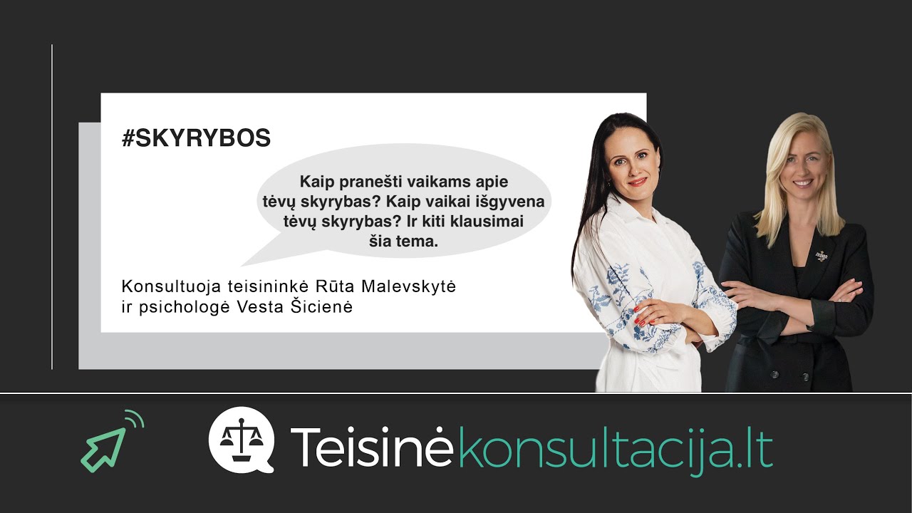 Kaip pranešti vaikui apie tėvų skyrybas? | Teisinėkonsultacija.lt