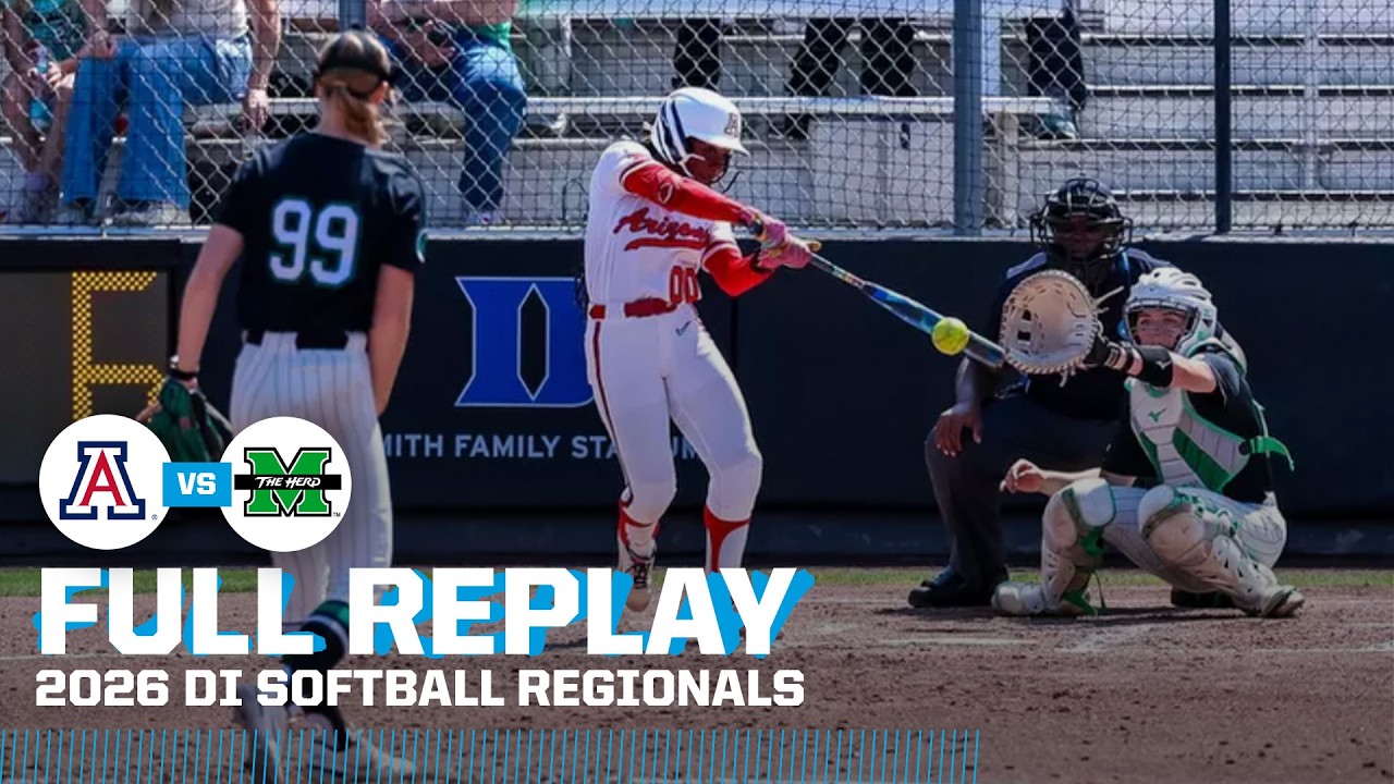 Arizona vs. Marshall: 2026 NCAA softball regionals | FULL REPLAY