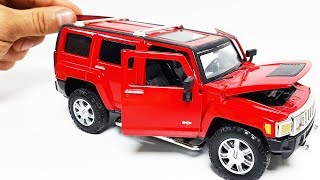 Unboxing of Hummer H3 SUV toy car | 1:24 Scale Diecast Model Car