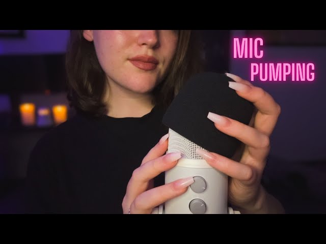ASMR Mic Pumping, Swirling and Gripping (no talking)