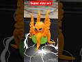 easy and simple clay art || you can make an octopus 🐙 with super clay #shorts #ytshorts #viral