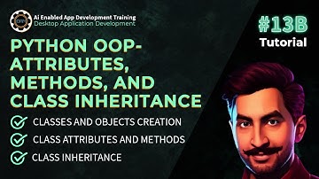 Python (OOP) : Attributes Methods and Class Inheritance | Urdu/Hindi | Tutorial #13B